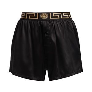 Womens “boxer” style stretch satin